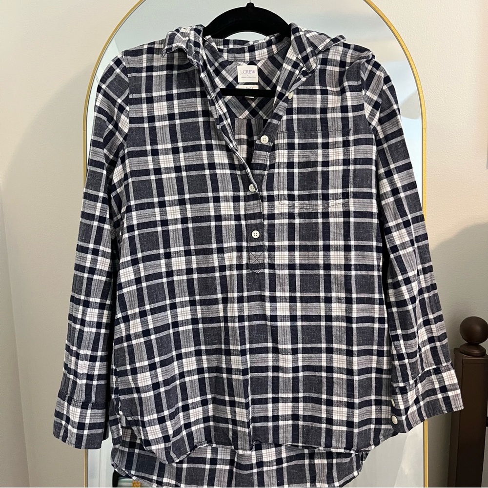 J.Crew Homespun Popover Shirt
